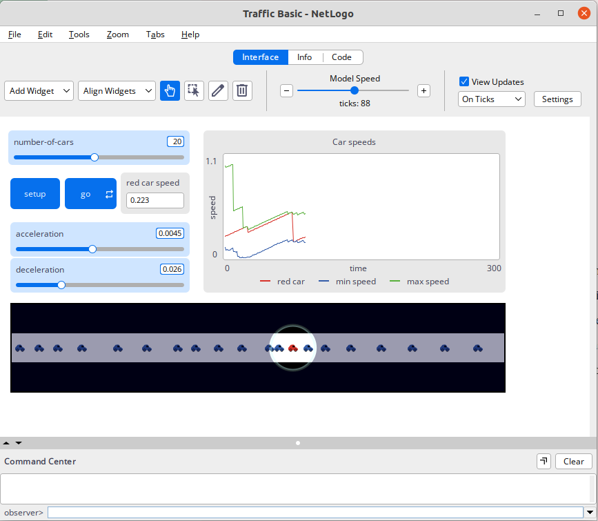 NetLogo Traffic Basic Model